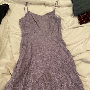 Purple patterned dress